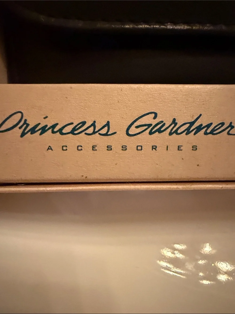 NWT***Princess Gardner BUTTERY SOFT Black Leather Calculator Clutch-Box included